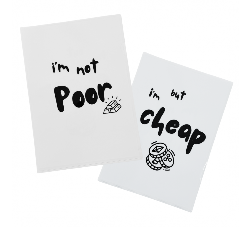 "I'm not" A4文件夾